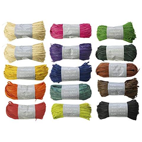 Clairefontaine 1960 Rafia Naturale Regalo Confezioni Per 50 G Verde Impero - Foto 3