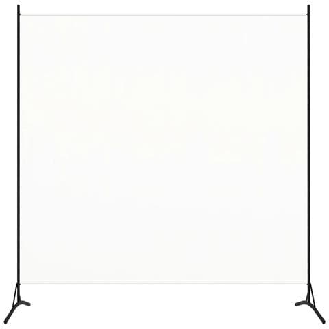 Paravento Bianco 175x180 cm in Tessuto - Foto 1