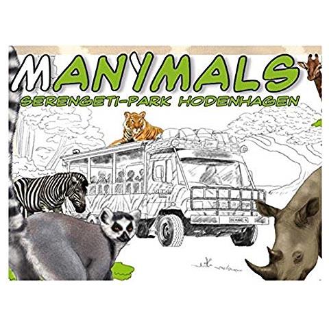 Adlung Giochi 46187 - ""manimals Serengeti Park Hode Copenhagen, Carta - Foto 1