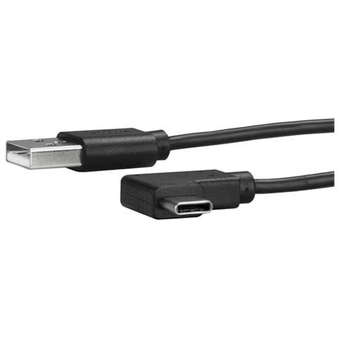 Cavo USB-A a USB-C - Angolato a destra - M / M - 1m - USB 2.0 - Foto 1