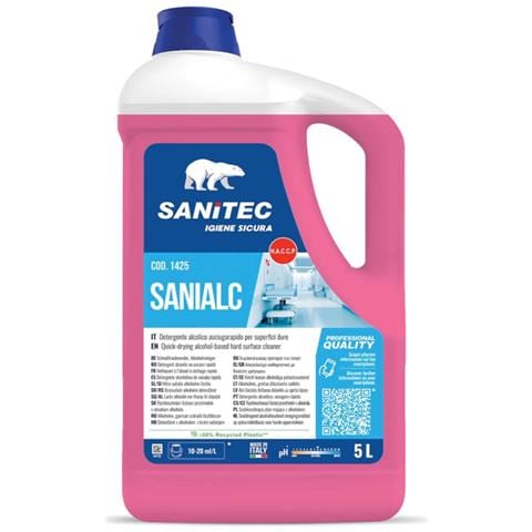 Sanialc Detergente 5l Concentrato Multi Superficie Sgrassatore Pavimenti - Foto 1