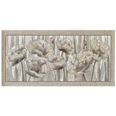 Tappeto Passatoia Cucina Corsia Retro Antiscivolo Disegno Amsterdam By Suardi 55x80 Tortora - Foto 1