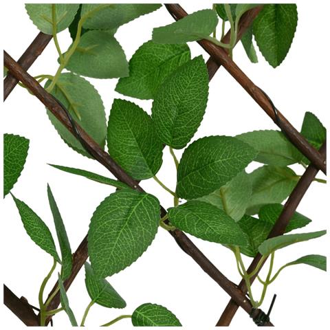 Traliccio Edera Artificiale Espandibile 5 pz Verde 180x30 cm - Foto 2