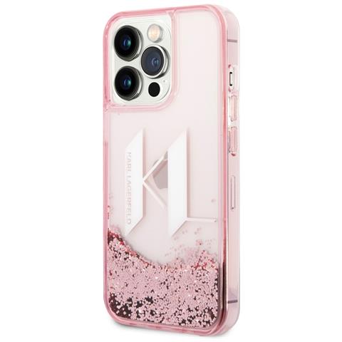 Cover Per Iphone 14 Pro Max Floating Kl Glitter, Rosa - Foto 1