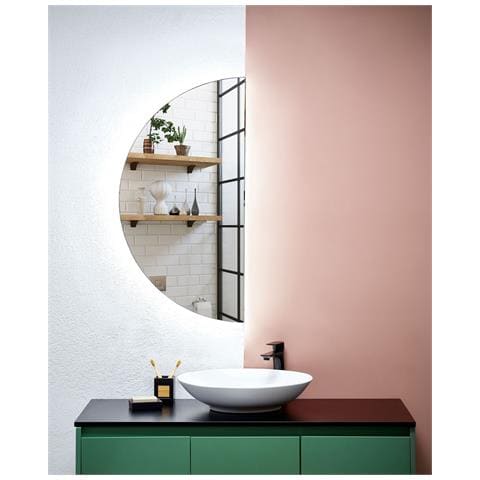 Specchio Da Bagno Con Luce Led Loue 50 Cm 100 Cm Argento - Foto 1