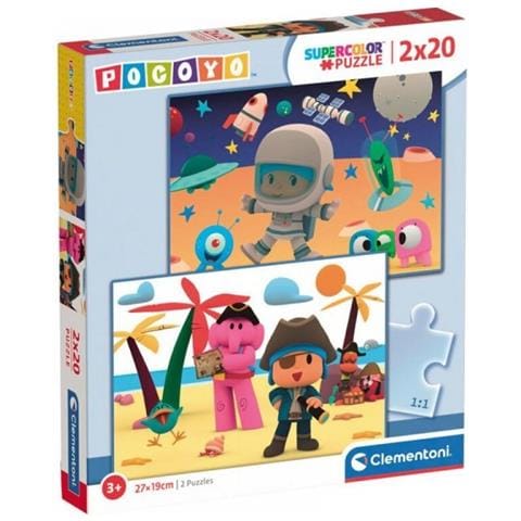 Puzzle 2x20 Pocoyo (cle24795) - Foto 1