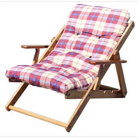 Cuscino 110x55 Cm Imbottito Per Sedie E Poltrone Relax Con Struttura In Legno - Foto 2
