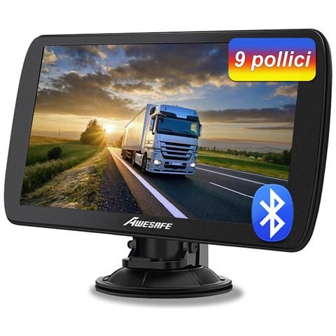 Bluetooth 9 Pollici Navigatore Camion Auto Camper Gps Navigatore Satellitare - Foto 1
