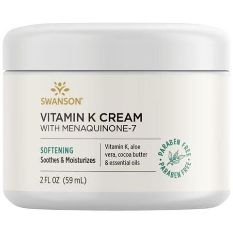 Crema Alla Vitamina K Con Menachinone-7 59 Ml Swanson Health Products - Foto 1