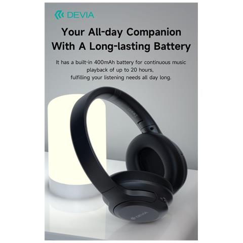 Cuffie con ANC EarBass Wireless Pro 1 Bassi Profondi - Foto 1