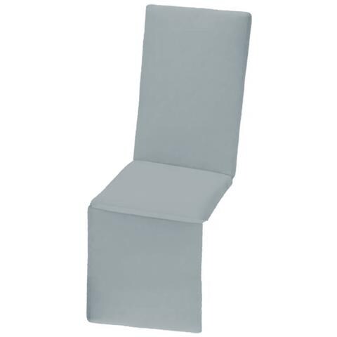 Materassino Cuscino Per Lettino Sole Spiaggia Con Poggiapiedi Sdraio Piscina Garden Materassino Grigio Tu - Foto 1