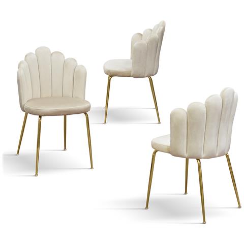 Flow - Sedia Di Design Moderno In Velluto - Foto 2