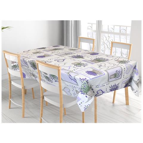 Tovaglia Per Salotto Cucina Tavolo 100% Cotone Made In Italy Provence Rp 140x300 Provence - Foto 1