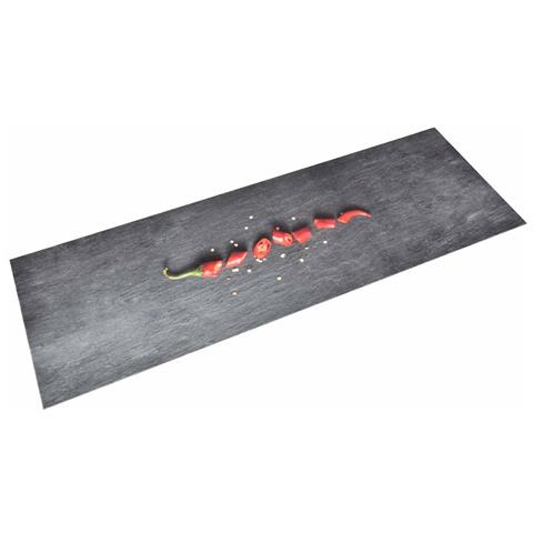 Lusso Casadino -  Tappetino Da Cucina Lavabile Peperoni 60x180 Cm - Foto 1