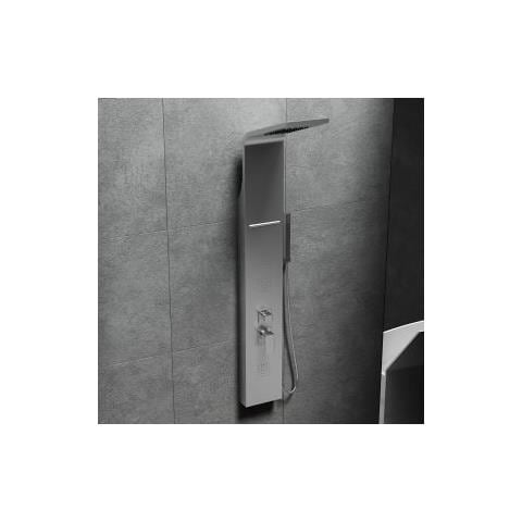 Colonna Doccia Pannello Idromassaggio Effetto Cascata Yh8122 Madrid Cromato - Foto 2