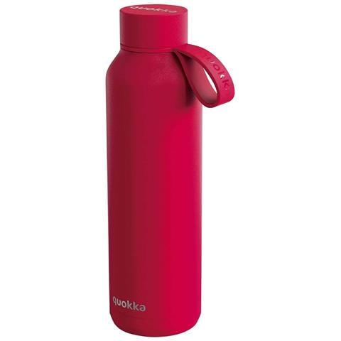 Bottiglia Termica 630ml Collezione Solid Con Cinghia, Rosso - Foto 1