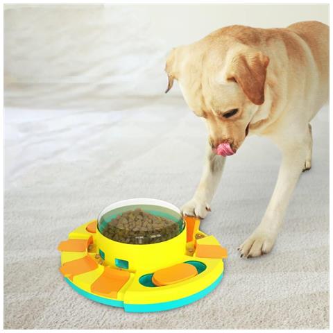 Ciotola Interattiva Per Cani, Gioco Puzzle Con Dispenser Di Snack, Per Addestramento - Foto 2