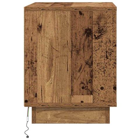 Armadio da Notte con 2 pcs Legno vecchio 44 x 34.5 x 45 cm - Foto 9
