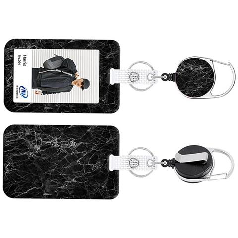 Porta Badge Retrattile Con Cordino - Ideale Per Lavoro Ed Eventi - Foto 2