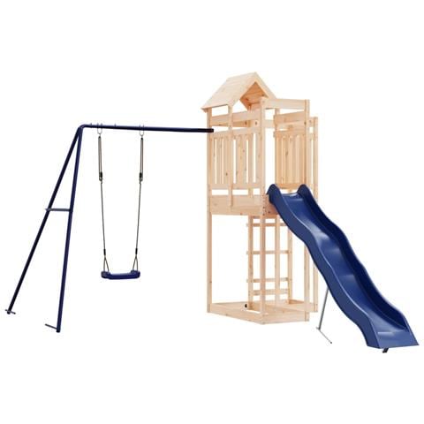 Set da Gioco da Esterno in Legno Massello di Pino - Foto 1