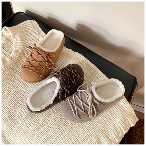 Pantofole Calde In Montone Stile Birkenstock Con Lacci - Comfort E Stile Brown 36 - Foto 2