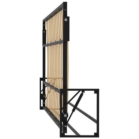 Letto a Scomparsa Morphy Classic - Sistema multifunzionale modulare SizeFlex & TypeFlex, letto a scomparsa salvaspazio ed estensibile con moduli divano (135x190 cm, Orizzontale) - Foto 2