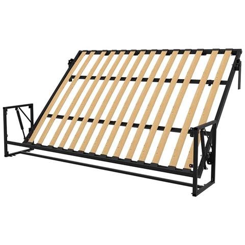 Letto a Scomparsa Morphy Classic - Sistema multifunzionale modulare SizeFlex & TypeFlex, letto a scomparsa salvaspazio ed estensibile con moduli divano (135x190 cm, Orizzontale) - Foto 4