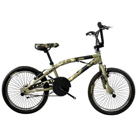 Bici Misura 20 Bmx Bimbo Skut Acciaio Bambino Freestyle Bmx20skut Ruote A 48 Raggi Con Tuboni (pegs) Nelle Ruote - 28 Titanio Rosso Opaco - Foto 3