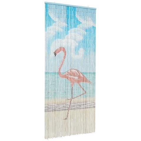 Tenda per Porta Antinsetti multicolore 200 x 90 cm Bambù - Foto 1