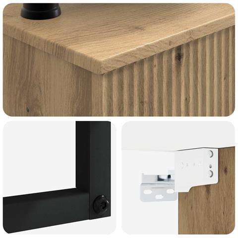 Lavabo da Parete Rovere Artigianale 53 x 35 x 39 cm - Foto 8