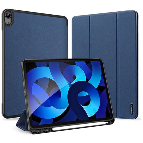 Cover per iPad Air 11 (2025) / (2024) / Air (2020) / Air (2022) - Pelle /PU, Blu - Foto 4