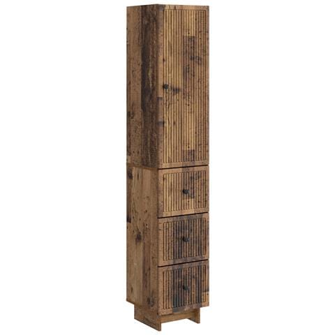 Set di armadi 2 pcs Legno antico 33 x 34,5 x 90 cm - Foto 1