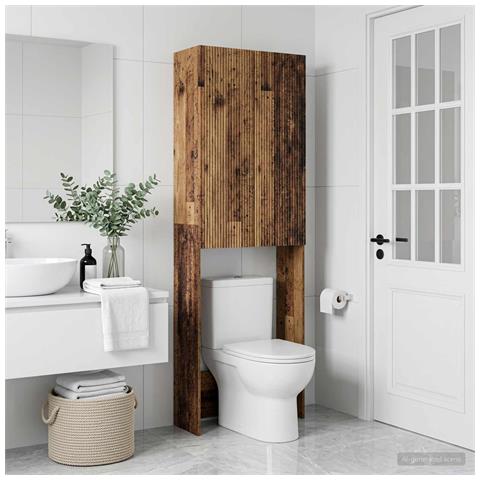 Mobile Bagno ARNHEM Legno antico 66 x 25,5 x 190 cm - Foto 2
