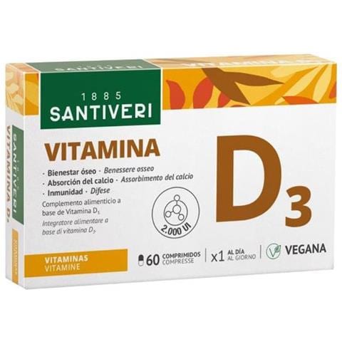 Vitamina D3 2000UI Vegetale 60 Compresse - Foto 1