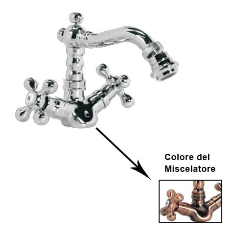 Miscelatore rubinetto bidet finitura rame antico - Foto 2