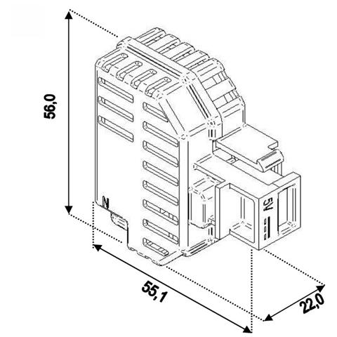 IPW-USB-12WH - Alimentatore USB da incasso Keystone bianco - Foto 5