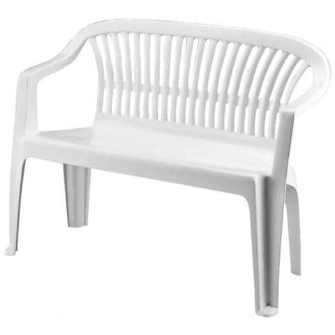 Panchina in Polipropilene Bianco - Modello Diva - Foto 2