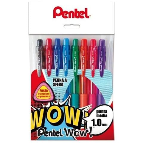 conf. 8 Penna a sfera WOW colori assortiti 0X12017 - Foto 1