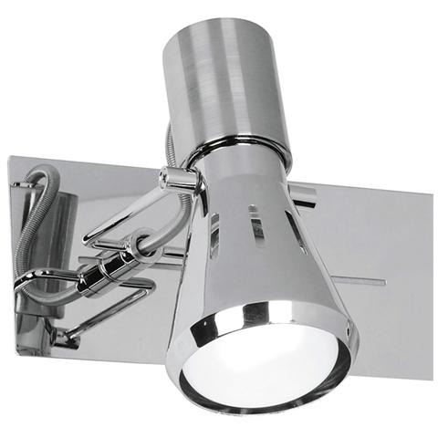 SPOT-CADILLAC-2 - Applique a due luci cromata dalla forma semplice 40 watt E14 - Foto 2