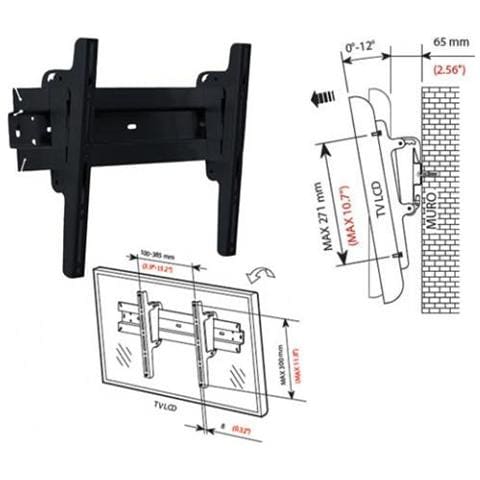 Supporto A Muro Per Tv Lcd / Plasma Da 21 A 37" - Foto 3