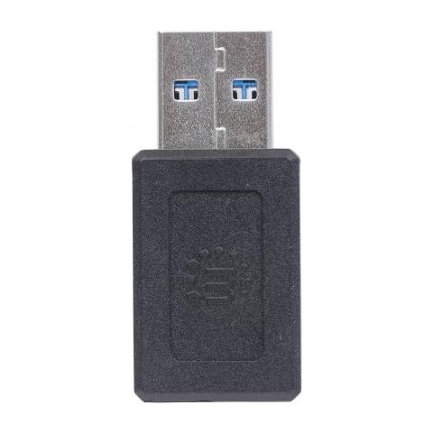 IADAP USB-AM / CF - Adattatore USB 2.0 tipo A maschio a USB tipo C femmina Nero - Foto 2