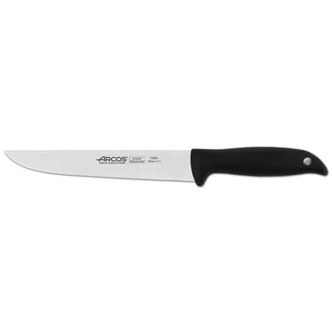 Lama Acciaio Inossidabile Nitrum 130 mm Manico Polipropilene Colore Nero Coltello Cucina Arcos Serie Menorca 