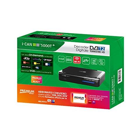 Decoder Digitale Terrestre i-CAN 5000T+ DVB-T2 HD HDMI / USB / Wi-Fi - Foto 2