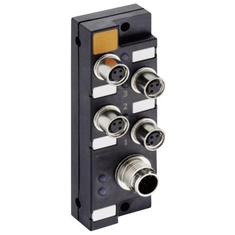 Scatola Sensore Attuatore Passiva Distributore M8 Con Filettatura In Metallo Asbsm 4 / led 3 1 - Foto 1