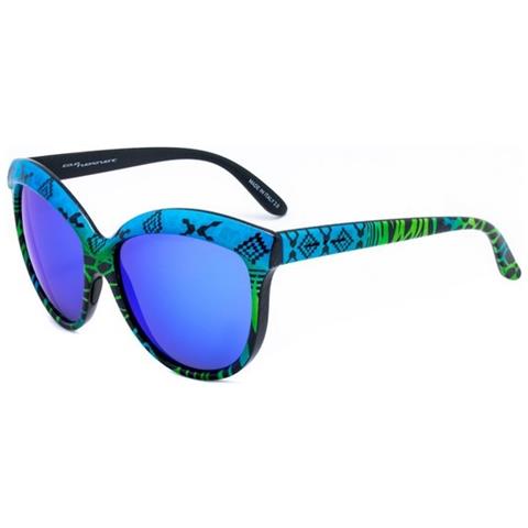 0092INX-033-000 Occhiali da Sole, Multicolore (Bicolor / Nero), 58.0 Donna - Foto 1