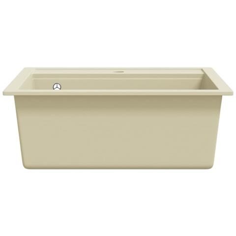 Lavello Da Cucina In Granito Vasca Singola Beige - Foto 7