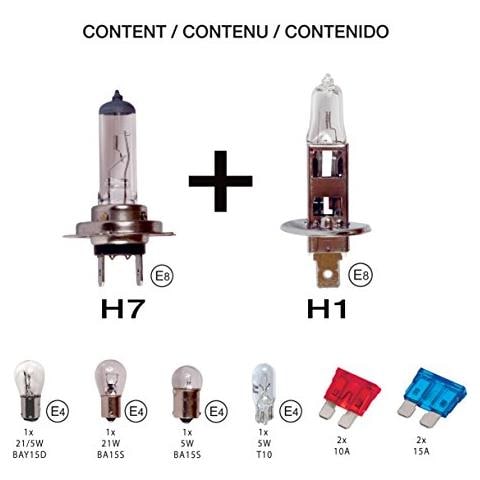 2404028 Carplus - Trousse Lampade H1+h7, 12v - Foto 3