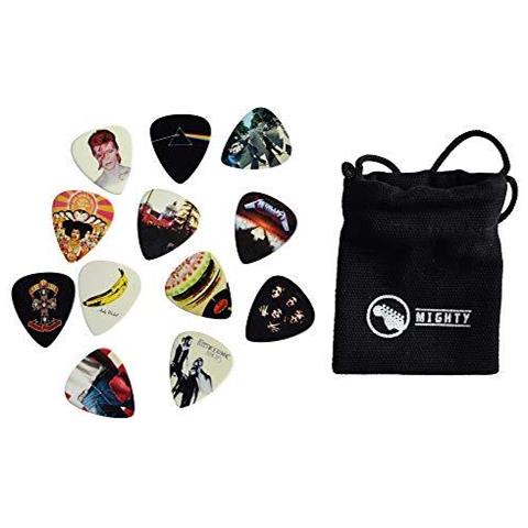 12 X Classic Albums Plettro Set. Alta Qualit Della Chitarra Plectrums Per Ogni Chitarrista. Doppia Stampa Lati. 0.46 0.71 0.81 0.88 0.96 E 1.2mm Picconi. (set 1) - Foto 2