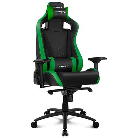Dr500g Sedia Gaming Reclinabile Nylon Solido Verde - Foto 17