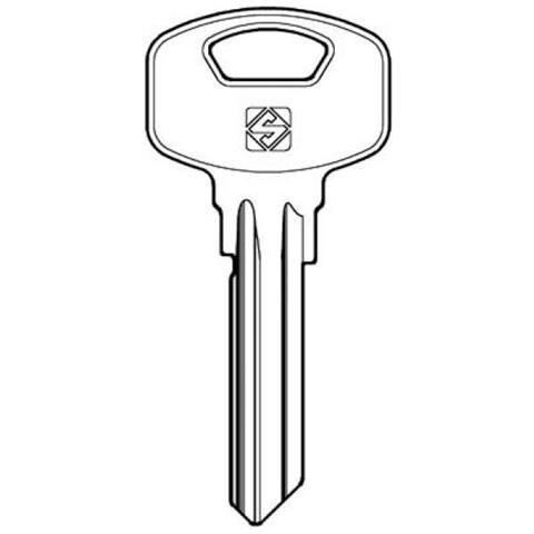 Chiave Piatta Yale Ya91 Silca Ottone Nichelato X 25 Pz - Foto 1